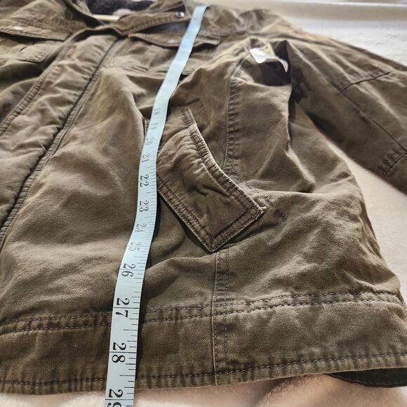 Levis jacket For Mens Size XL With Sherpa Olive Color Full Zip A2 - Picture 8 of 15